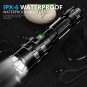 60000 Lumens LED Tactical Flashlight Ultra Bright USB Rechargeable Waterproof