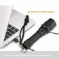 60000 Lumens LED Tactical Flashlight Ultra Bright USB Rechargeable Waterproof
