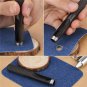 Leather Hole Punch Tool Craft 1-25mm Round Steel Metal Hollow Tube Belt Holes