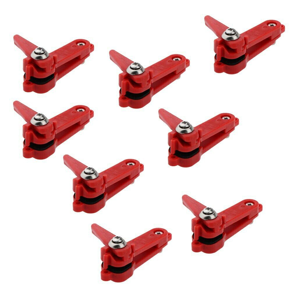 8 Piece Snapper Weight Release Snap Clips For Boat Kite and Planer Board Fishing
