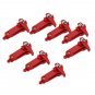 8 Piece Snapper Weight Release Snap Clips For Boat Kite and Planer Board Fishing