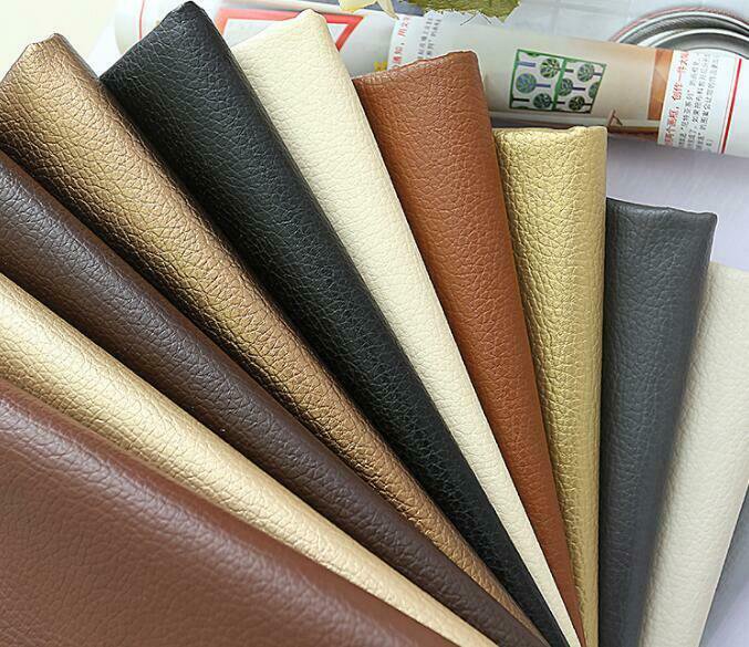 Furniture Faux Leather Embossed Fabric Sewing Craft Clothing Bags Decor 50x140cm