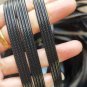 Synthetic Rattan Weaving Material Black 60M Plastic Knit Repair Chair Table New