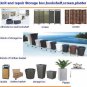 Synthetic Rattan Weaving Material Black 60M Plastic Knit Repair Chair Table New