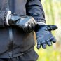 Men Winter Gloves Leather Touch Screen Outdoor Warm Fur Thermal Insulated Glove