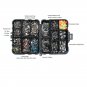 160 Fishing Accessories Kit Jig Hooks Sinker Weight Swivel Snaps Tackle Box Set