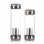 Futuristic Tea Infuser Stainless Steel Double Wall Glass Bottle Tumbler Strainer