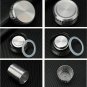 Futuristic Tea Infuser Stainless Steel Double Wall Glass Bottle Tumbler Strainer