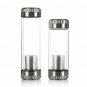 Futuristic Tea Infuser Stainless Steel Double Wall Glass Bottle Tumbler Strainer