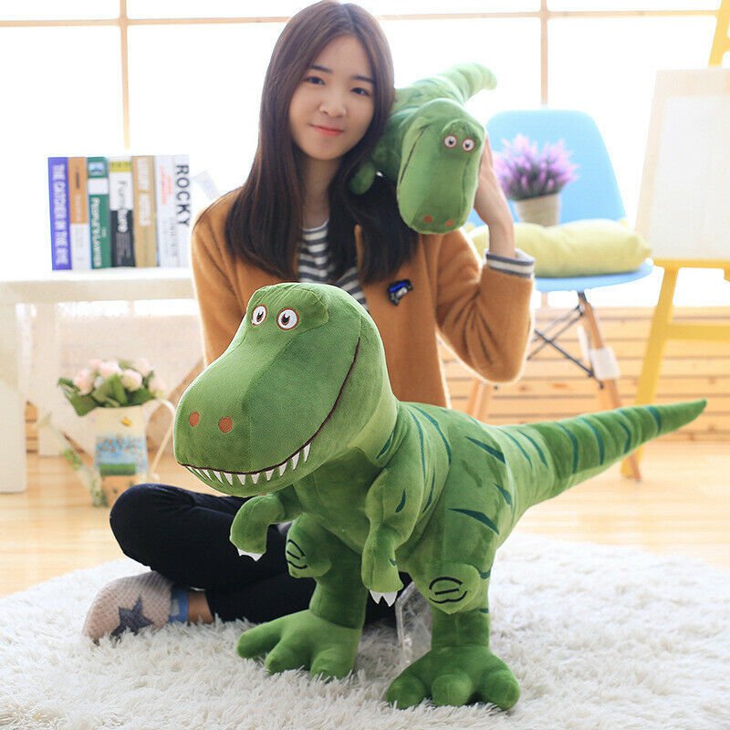 Large Dinosaur Stuffed Animal CUTE Tyrannosaurus Rex Plush Toy Kids T-Rex Boys