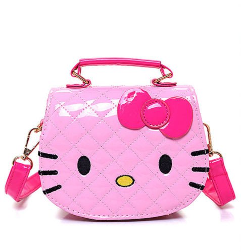 Girls Hello Kitty Mini Messenger Bag Shoulder Strap Crossbody CUTE Handbag Purse