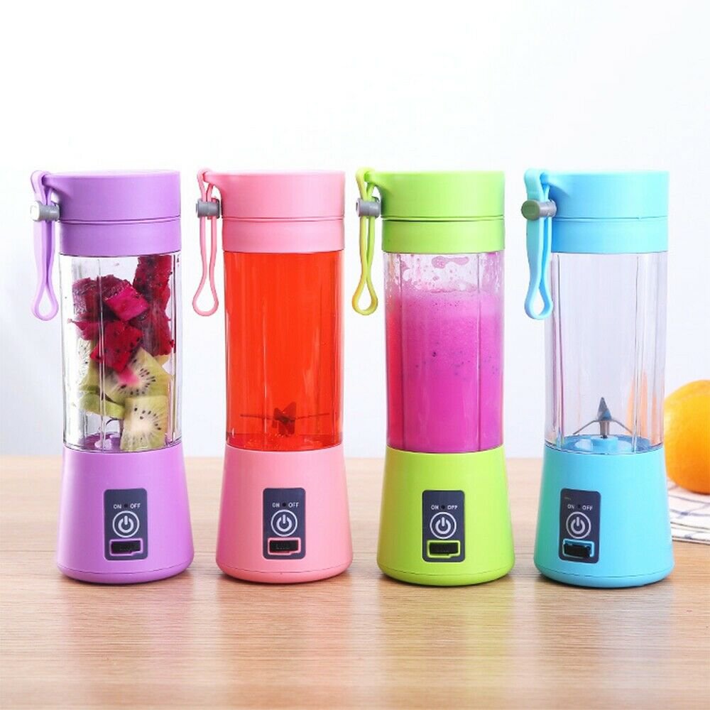 Portable Blender Fruit Juicer Vegetable Juice Mixer Smoothie Maker Rechargeable