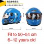 Cartoon Children Motorcycle Helmet Boy Girl Full Face Protective Helm Kid Safety