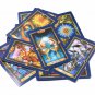 English Gold Tarot Cards Mysterious Bright Deck Fortune Playing Card Game 78 Set