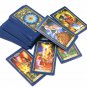 English Gold Tarot Cards Mysterious Bright Deck Fortune Playing Card Game 78 Set