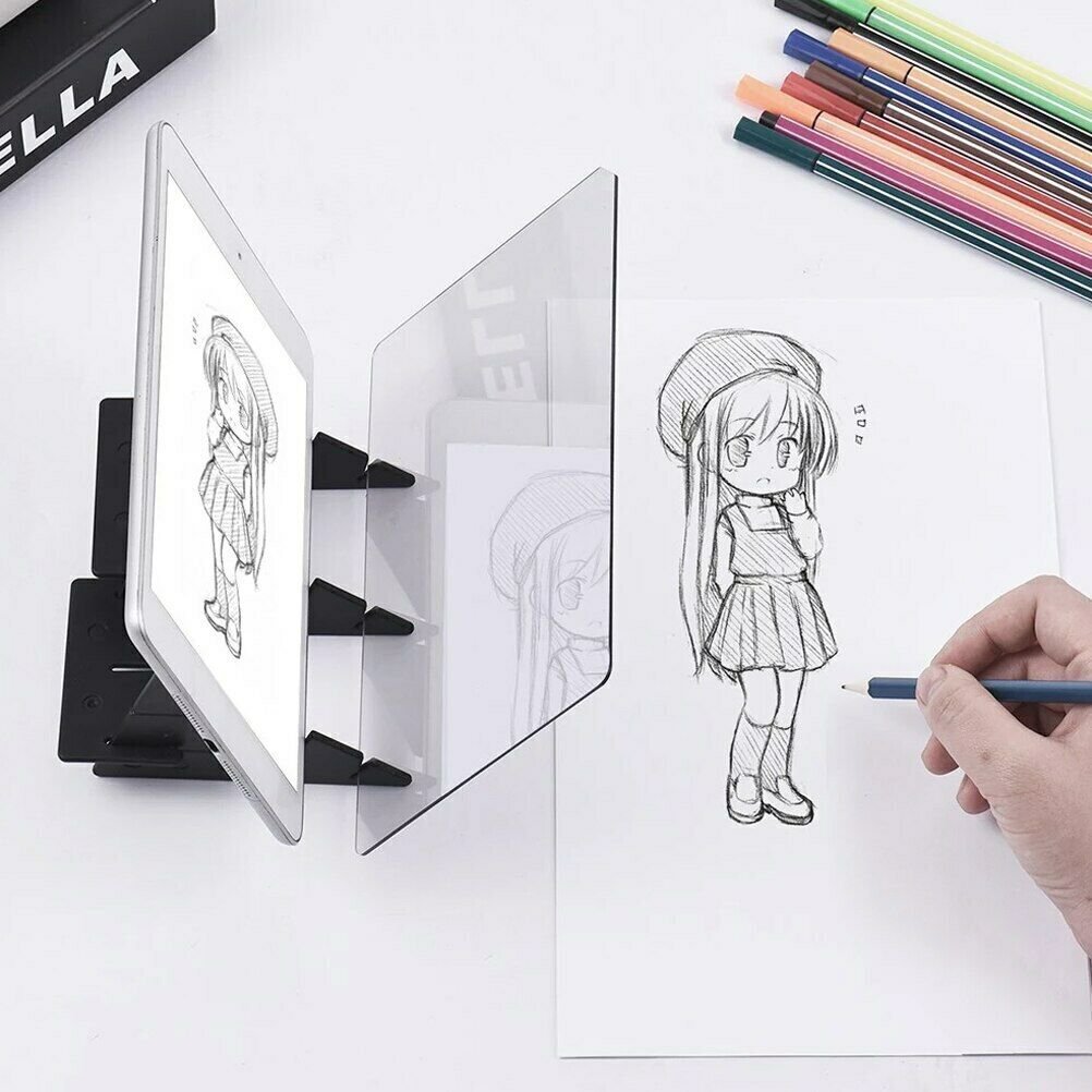 Kids Optical Drawing Projector Painting Tracing Board Sketch Draw Table Desk