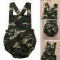 Newborn Baby Jumpsuit Kid Boys Girls Camouflage Sleeveless Romper Summer Fashion