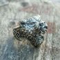 Viking Bear Helmet Warrior Ring Stainless Steel Vintage Vikings Nordic Jewelry