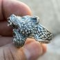Viking Bear Helmet Warrior Ring Stainless Steel Vintage Vikings Nordic Jewelry