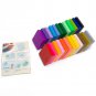 24 Colors Polymer Clay DIY Malleable Soft Modelling Clay Set with 5 Piece Tools