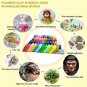 24 Colors Polymer Clay DIY Malleable Soft Modelling Clay Set with 5 Piece Tools