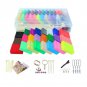 24 Colors Polymer Clay DIY Malleable Soft Modelling Clay Set with 5 Piece Tools