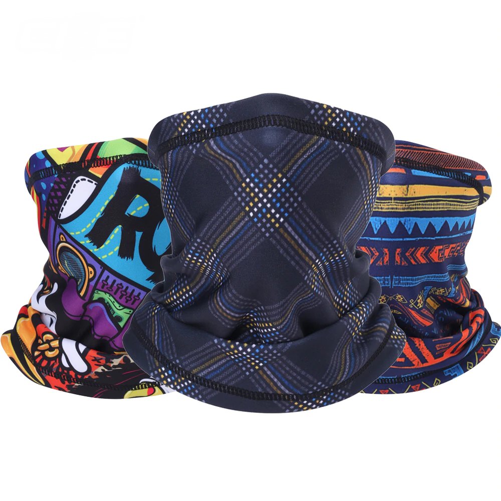 Neck Gaiter Face Mask Protection Windproof Motorcycle Scarf Headwear Bandana
