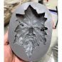 Leaf Design Woman Avatar Silicone Mold Resin Chocolate Cake Decor Casting Tool