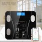 Digital Bathroom Scale Accurate Bluetooth Body Fat Weight Measurement LED Screen