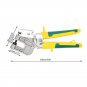 Stud Crimper Plier Tool Aluminum 10" Punch Lock Framing Fastening Metal Studs