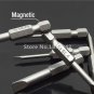 Magnetic Flat Head Slotted Tip Screwdrivers Bits 6 Piece Set 50-100mm 2.0-6.0mm