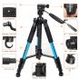 Professional Portable Camera Tripod Travel Aluminum Pan Head SLR DSLR Stand