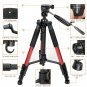 Professional Portable Camera Tripod Travel Aluminum Pan Head SLR DSLR Stand