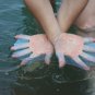 Silicone Webbed Finger Swimming Flipper Fins Swim Sports Training Gloves Diving