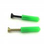 500 Piece Anchor Wall Plug M6 M8 Masonry SCREW Fix Plastic Expansion Pipe Green