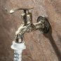 Brass Outdoor Garden Faucet Dragon Carving Tap Spigot Bibcock Art Decor Vintage