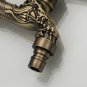 Brass Outdoor Garden Faucet Dragon Carving Tap Spigot Bibcock Art Decor Vintage