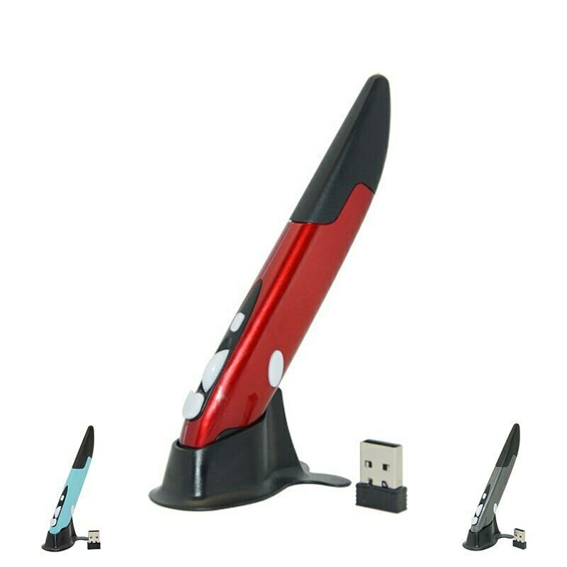 USB Wireless Optical Pen Mini 2.4GHz Pin-Point Pocket Drawing Pointing Mouse PC