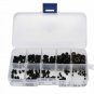 200 Piece Black Allen Head Socket Screws Cap Hex Grub Point Bolts Assorted Kit
