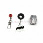 2 Piece Fishing Float Bobber Bait Feeder Tools Lake Tackle Six Strong Hook Buoy
