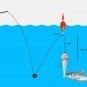 2 Piece Fishing Float Bobber Bait Feeder Tools Lake Tackle Six Strong Hook Buoy