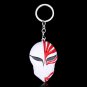 Bleach Hollow Mask Keychain Metal Pendant Anime Figure Keyring Key Holder Chain