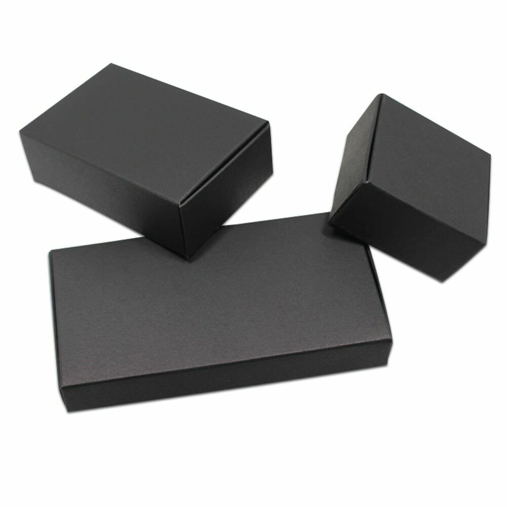 50 Piece Cardboard Craft Paper Box Blank Package Boxes Carton Gift Storage Wrap