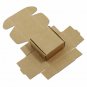 50 Piece Cardboard Craft Paper Box Blank Package Boxes Carton Gift Storage Wrap