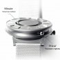 Unisex Magnetic Watch Quartz Movement Unique Wrist Watches Stainless Steel New