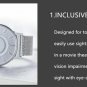 Unisex Magnetic Watch Quartz Movement Unique Wrist Watches Stainless Steel New