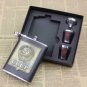CCCP Russian Vodka Flask 8oz Stainless Steel 230ml Alcohol Bottle Funnel Cup Set