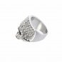 Rhinestone Crystal Skull Ring Fashion Gold Silver Black Women Men Jewelry Gothic