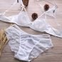 Transparent Sexy Bra & Panty Set Woman Underwear Lace Breathable Thin Push Up