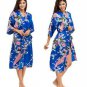 Ladies Kimono Bathrobe Women Long Gown Night Dress Sleepwear Shower Accessory